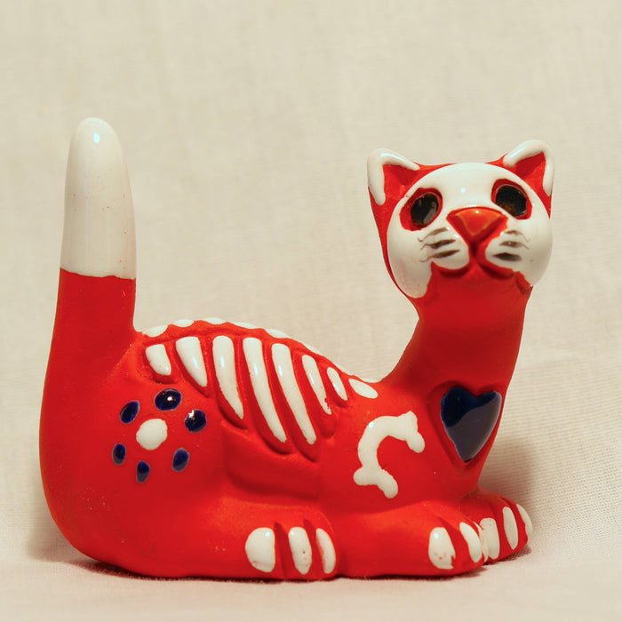 Ceramic Skelly Cat - Large