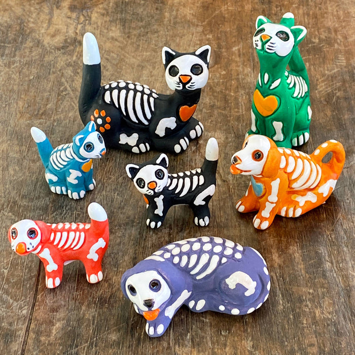 Ceramic Skelly Cat - Large