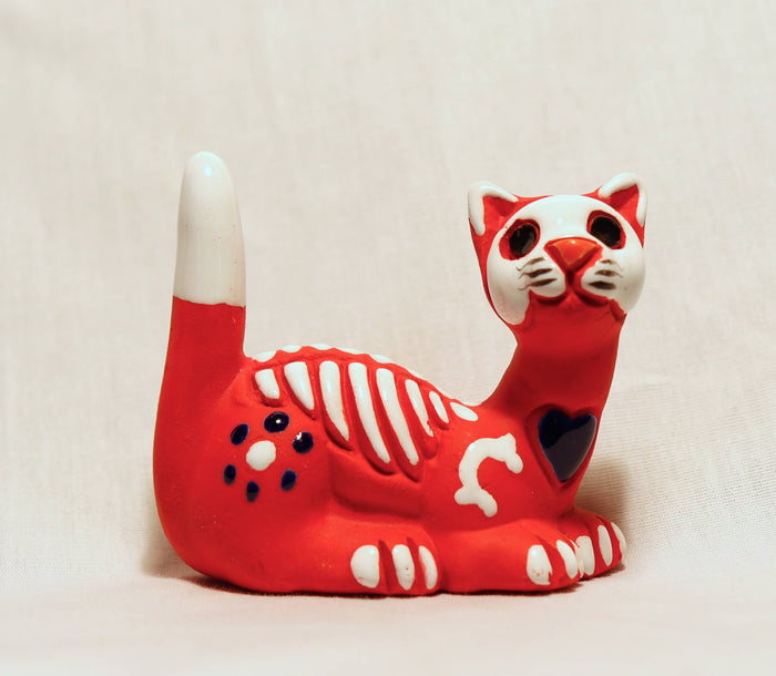 Ceramic Skelly Cat - Large
