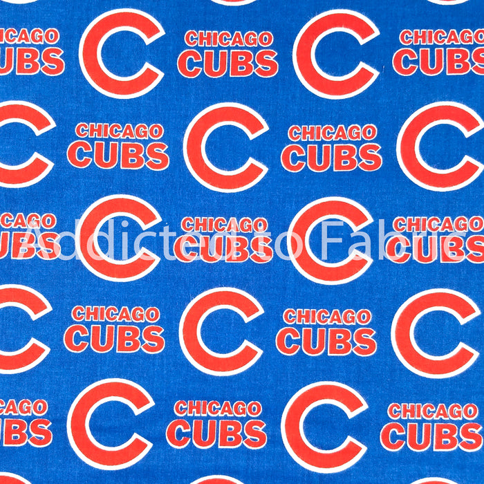 Chicago Cubs Fabric, Licensed MLB Cotton Fabric