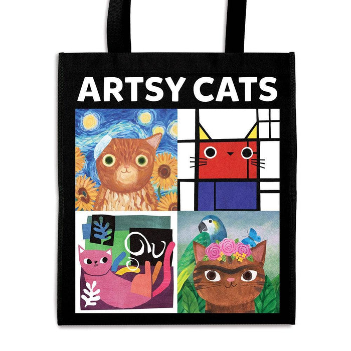 Chronicle Books - Artsy Cats Reusable Shopping Bag