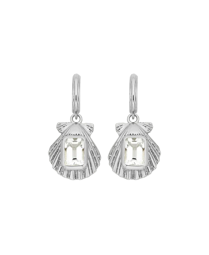Cordelia Earrings | 925 Sterling Silver with White Topaz