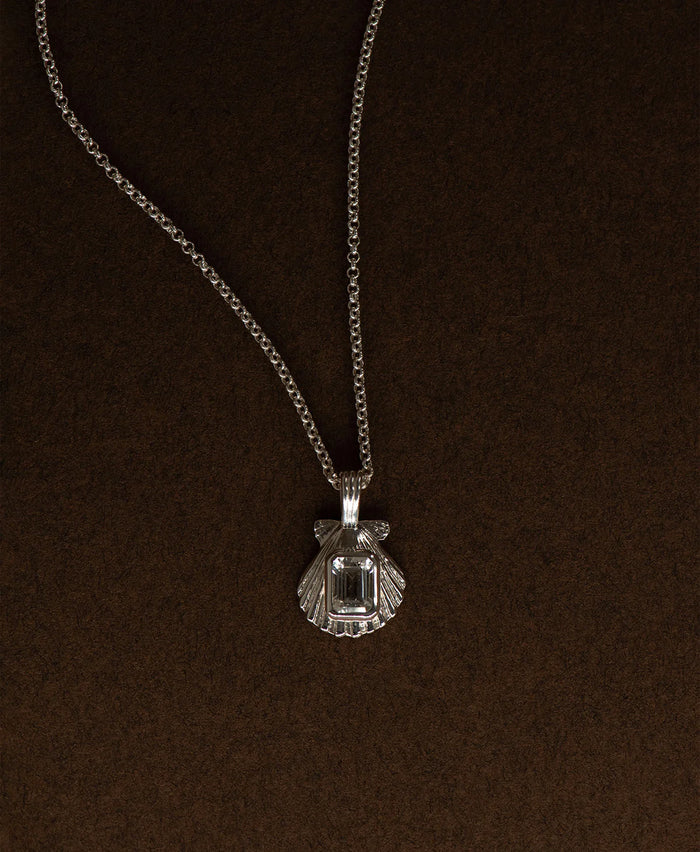 Cordelia Necklace | 925 Sterling Silver with White Topaz