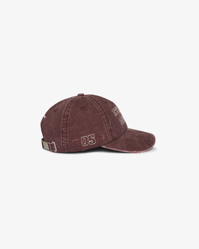 Cotton Dad Cap - Washed Burgundy