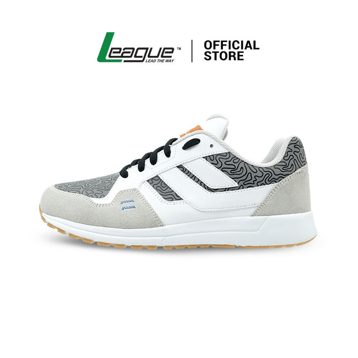 Cruz Suede Grey/Orange Sepatu Lifestyle Wanita