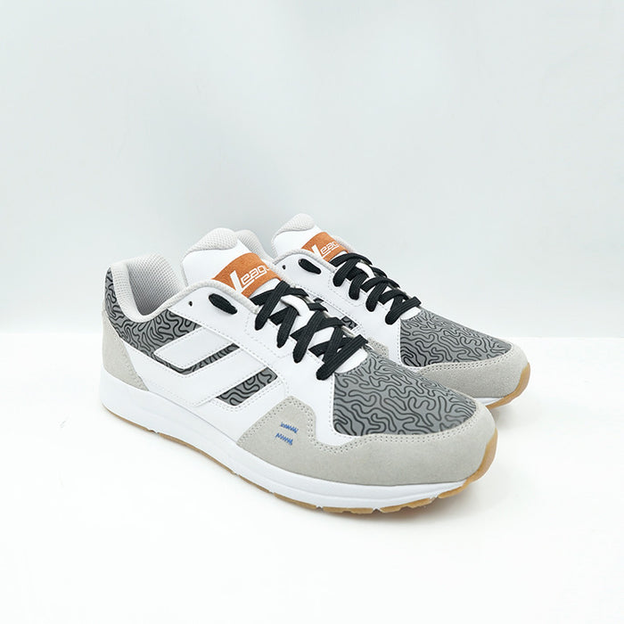 Cruz Suede Grey/Orange Sepatu Lifestyle Wanita