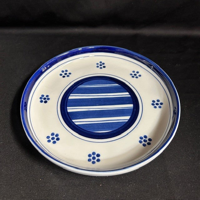 Dansk Blue Flower Bowl & Plate Set