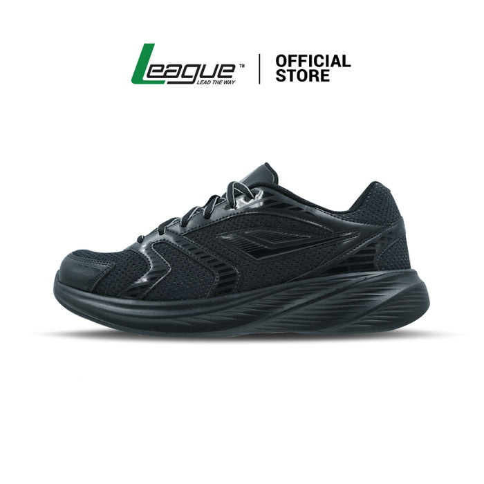 Decra X Black/Grey Sepatu Lari Unisex