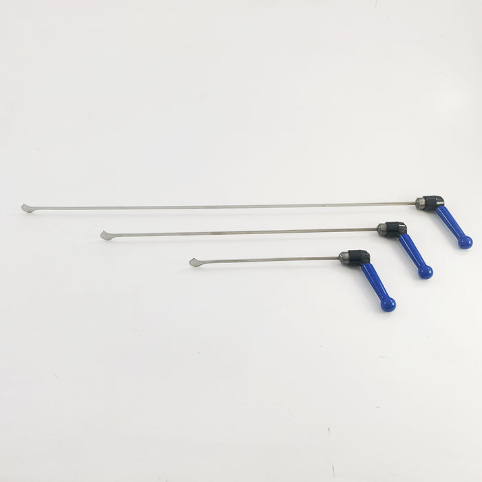 The round edge provides a clean soft push while the sharp tip provides an ultra-strong pinpoint accurate push that is Excellent for Aluminum.