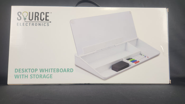Desktop Whiteboard with Storage