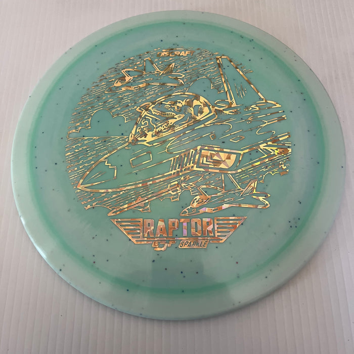 Seafoam & Teal/Gold Holo Shatter Stamp/164-166g 35