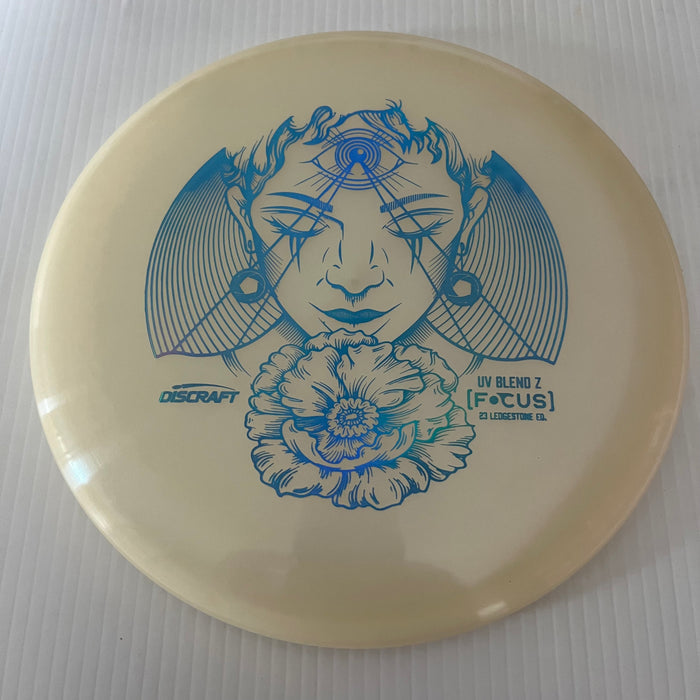 UV White/Teal Reflective Stamp / 173-174 grams