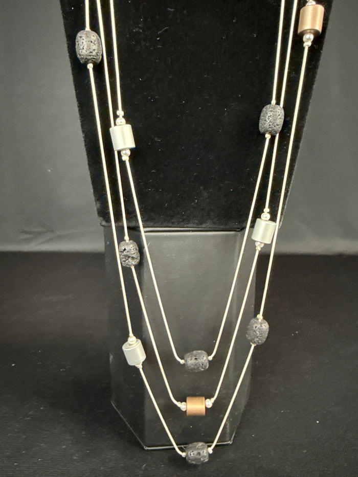 Double Strand Snake Chain Necklace