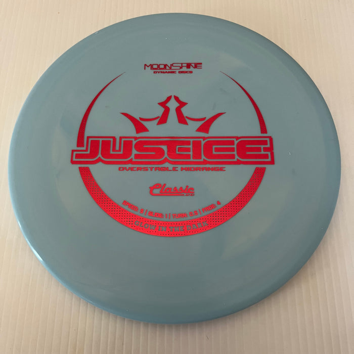 Dynamic Discs Classic Blend Moonshine Glow Justice 5/1/0.5/4