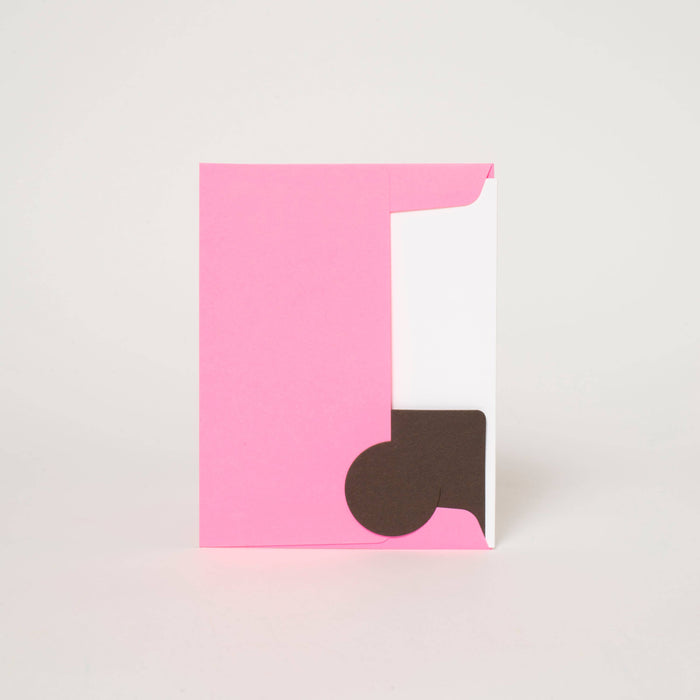 Egg Press Manufacturing - Rainbow Heart Letterpress Greeting Card by Ashkahn: Paper tab