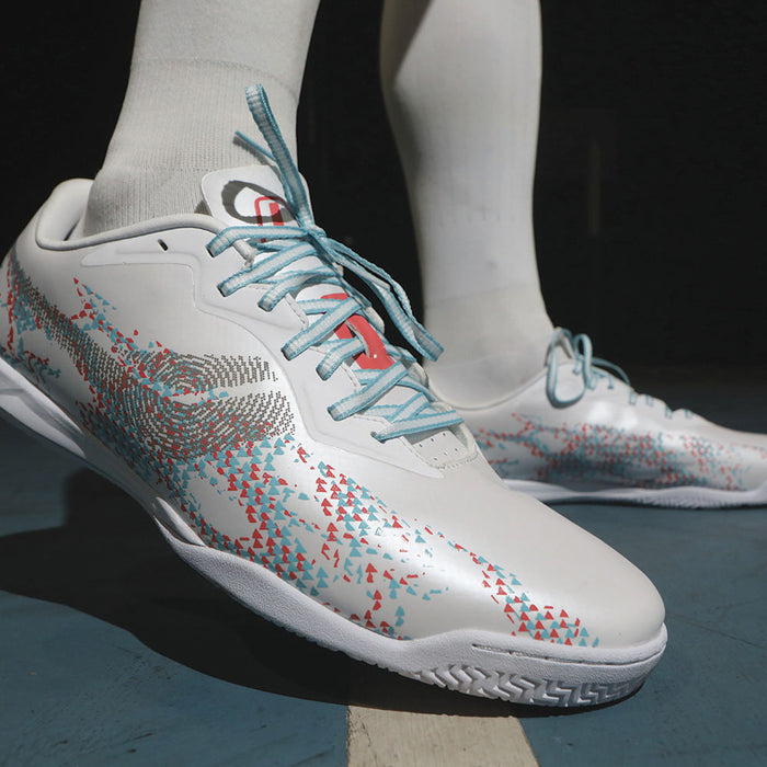 Electro White/Grey Sepatu Futsal Pria