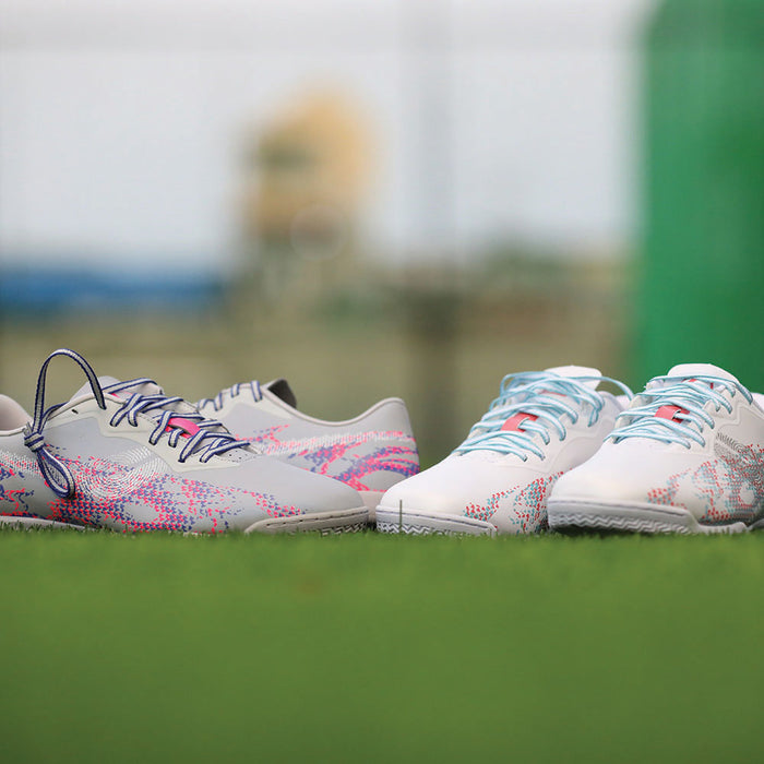 Electro White/Grey Sepatu Futsal Pria