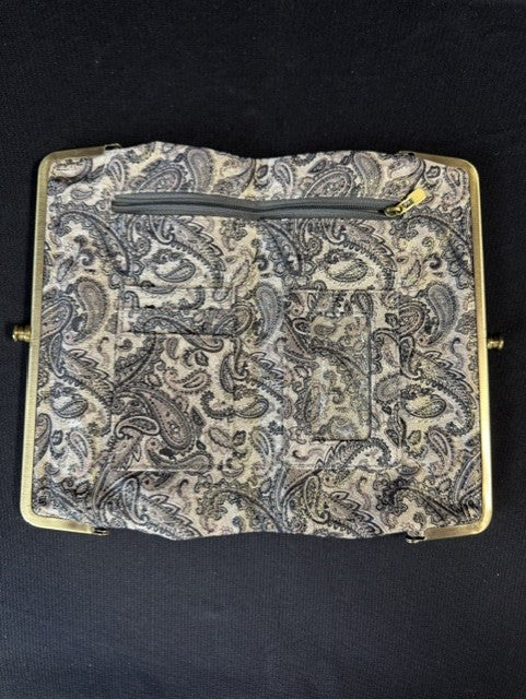 Evening Bag in gold and black