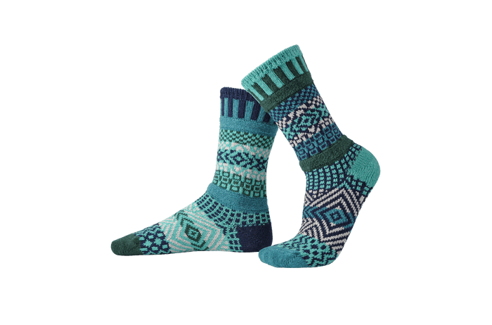 Evergreen Crew Socks