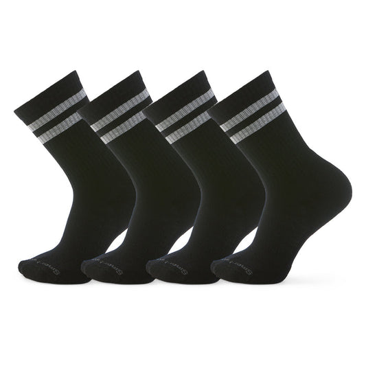 Everyday Athletic Striped Crew Socks 4-Pack