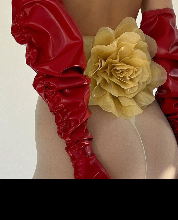 Extreme Flower Wrap Choker Apparel & Accessories - Vex Inc. | Latex Clothing