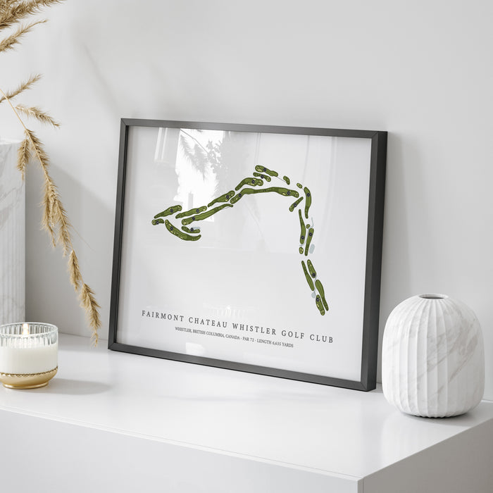 Fairmont Chateau Whistler Golf Club | Golf Course Map | On Table