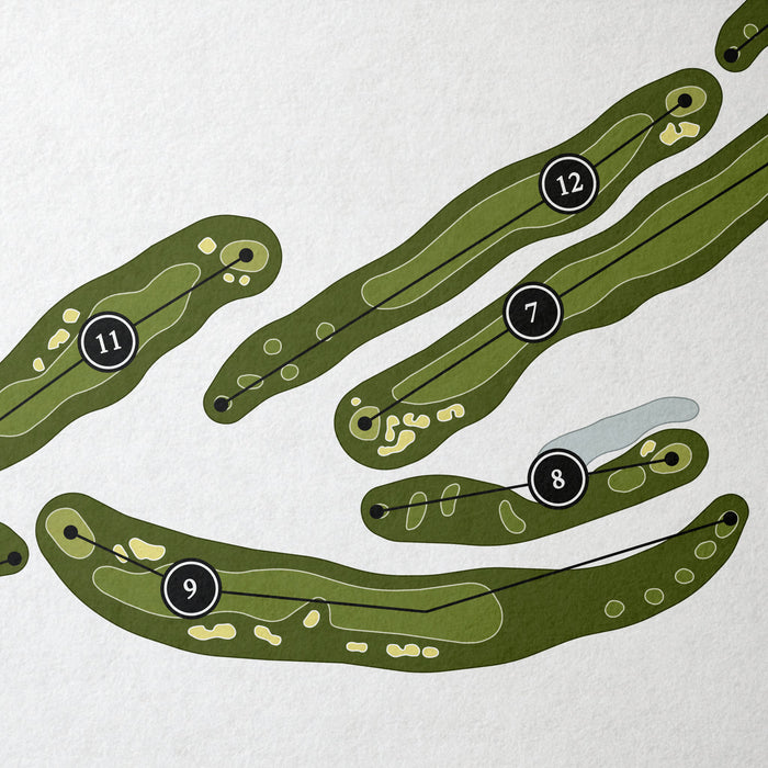 Fairmont Chateau Whistler Golf Club | Golf Course Map | Close Up