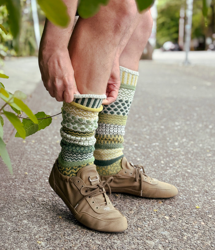 Fiddlehead Knee Socks