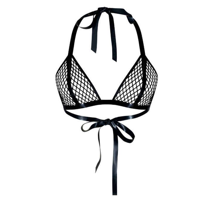 Fishnet Bikini Top READY TO SHIP Womens - Vex Inc. | Latex Clothing