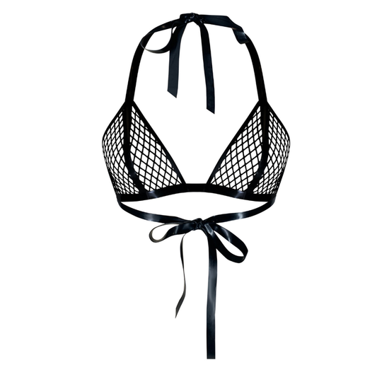 Fishnet Bikini Top READY TO SHIP Womens - Vex Inc. | Latex Clothing