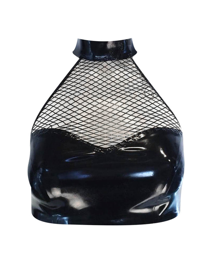 Fishnet Halter Top READY TO SHIP Womens - Vex Inc. | Latex Clothing