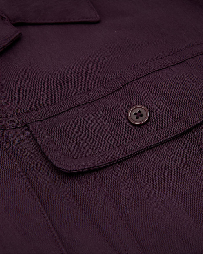FITTED JACKET - PLUM