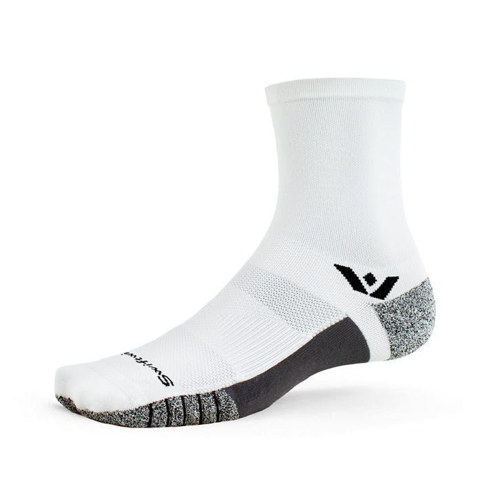 Flite XT Mid-Crew sock in white