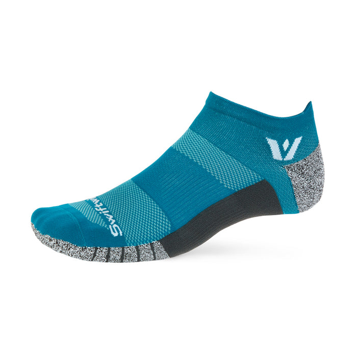 Teal no show sock