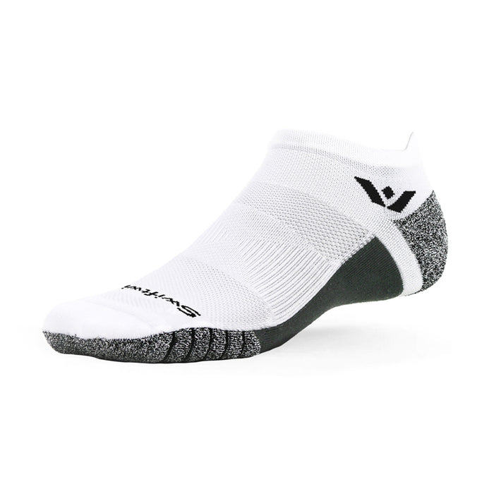 White no show sock