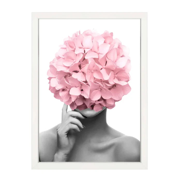 Flower Bomb Print | A3 White Framed
