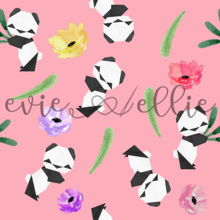 Flower Panda  - Multiple Colors