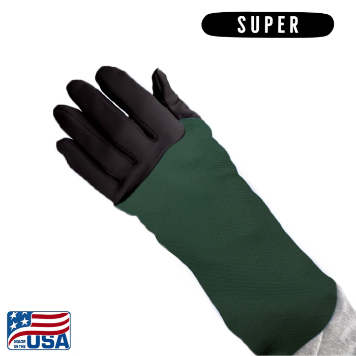 Super Snow Sleeves® Wrist Gaiters are a fun and functional wrist warmer that can be worn over or under jacket sleeves. These comfortable, unique wrist covers protect the gap between glove and jacket sleeves to keep the snow and cold out, so that you can focus on enjoying the outdoors.