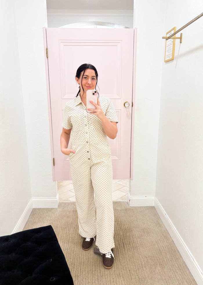 get it done short sleeve jumpsuit
