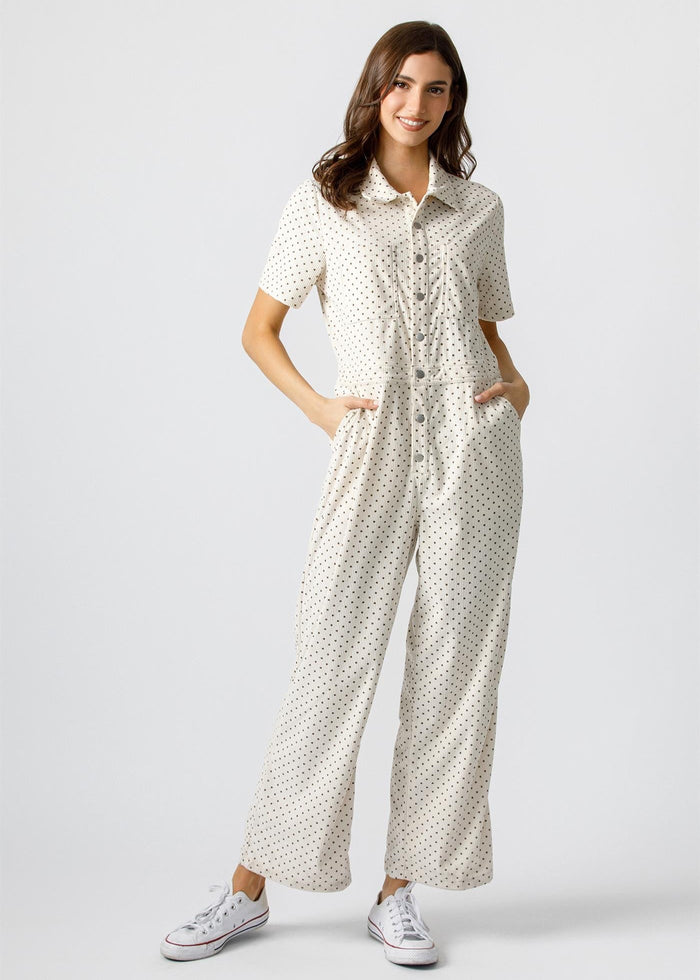 get it done short sleeve jumpsuit