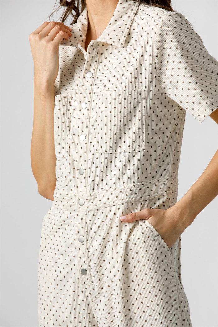 get it done short sleeve jumpsuit