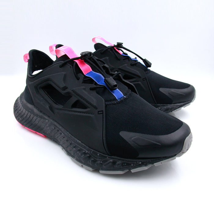 Ghiza Black/Blue Sepatu Lari Pria