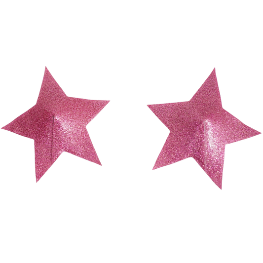 Glitter Star Pastie Set READY TO SHIP - Vex Inc. | Latex Clothing