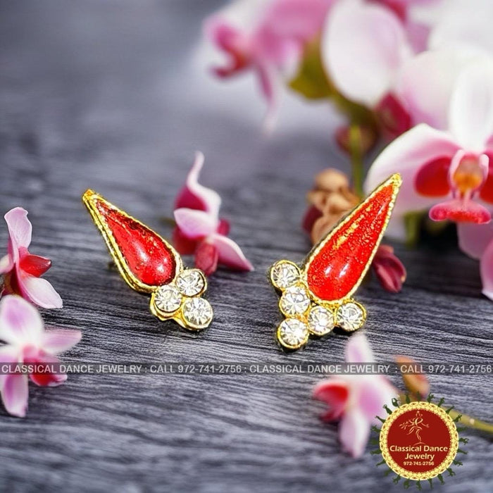 Classical Dance Jewelry Goddess Varalakshmi White Stone Tilakam Bindi Alankaram | Ammavaru Amman Deity Designer Pooja Festivals Wedding | Classical Dance Jewelry