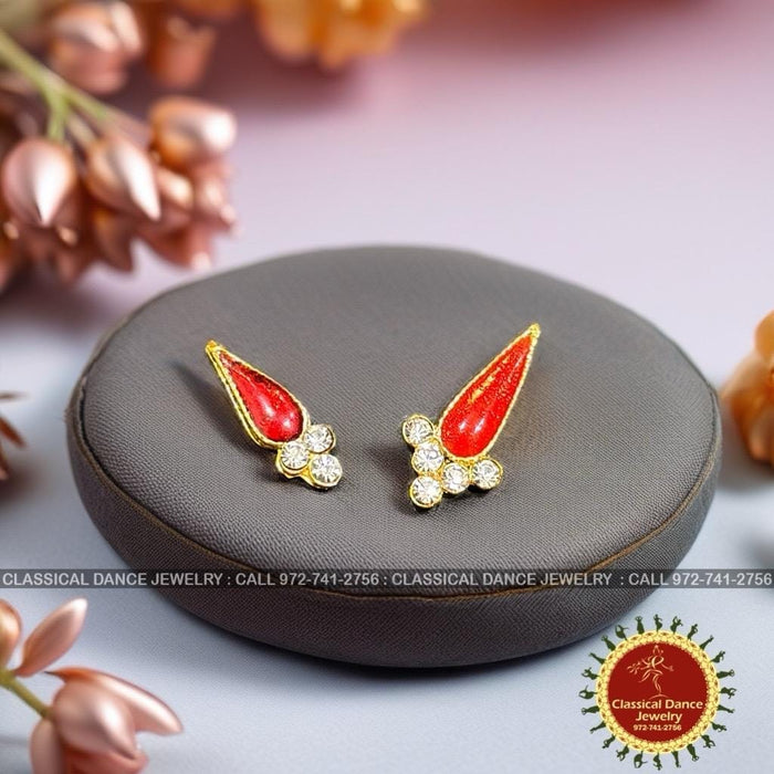 Classical Dance Jewelry Goddess Varalakshmi White Stone Tilakam Bindi Alankaram | Ammavaru Amman Deity Designer Pooja Festivals Wedding | Classical Dance Jewelry
