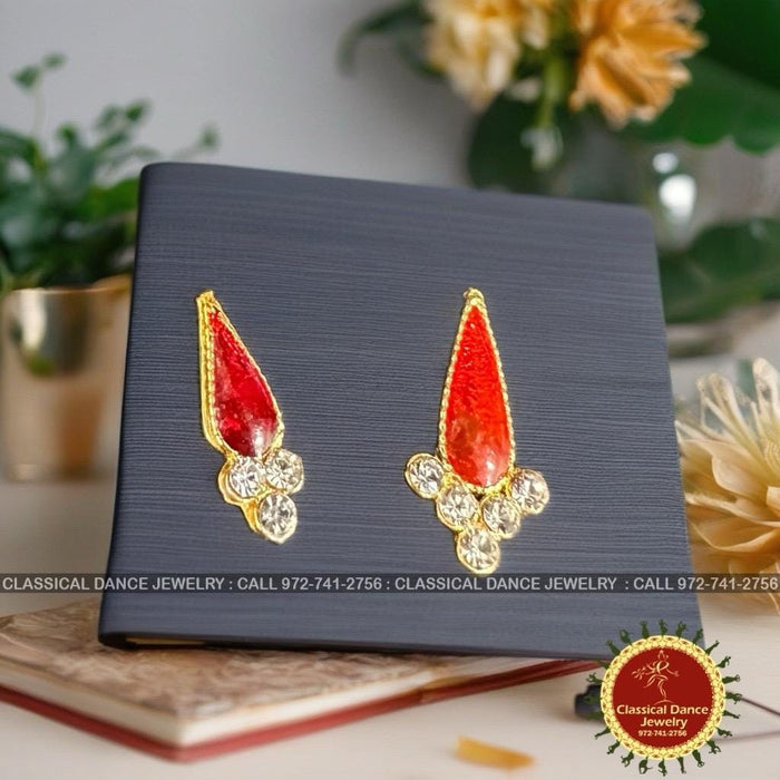 Classical Dance Jewelry Goddess Varalakshmi White Stone Tilakam Bindi Alankaram | Ammavaru Amman Deity Designer Pooja Festivals Wedding | Classical Dance Jewelry