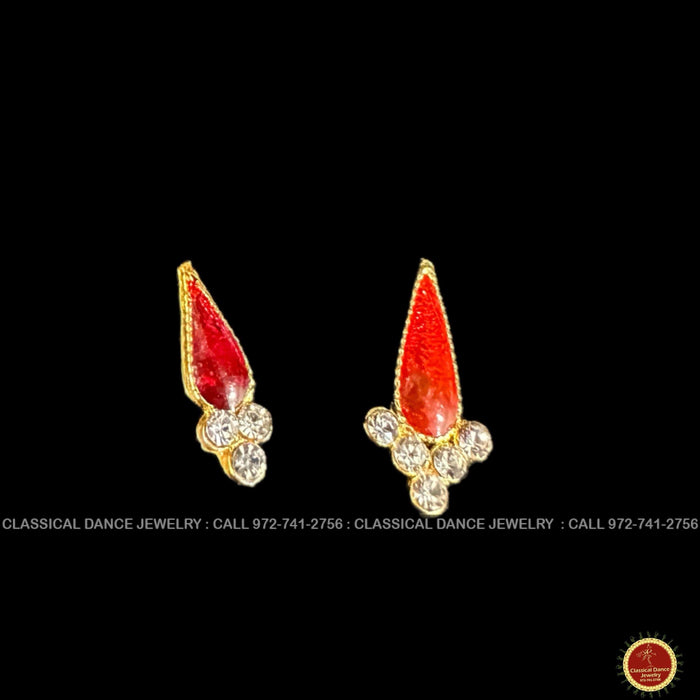 Classical Dance Jewelry Goddess Varalakshmi White Stone Tilakam Bindi Alankaram | Ammavaru Amman Deity Designer Pooja Festivals Wedding | Classical Dance Jewelry
