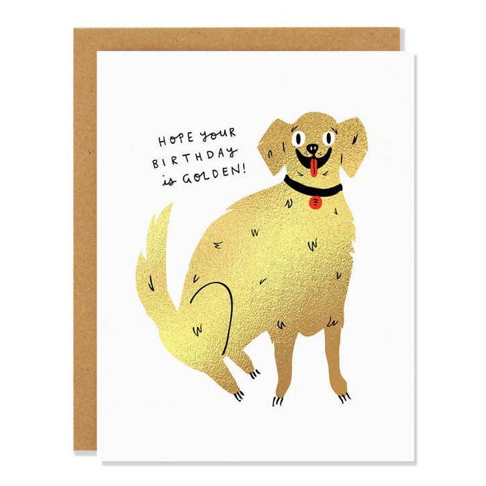 Golden Birthday - Greeting Card - Badger & Burke