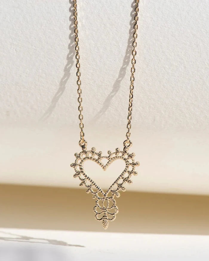 Gypsy Love Necklace | Gold