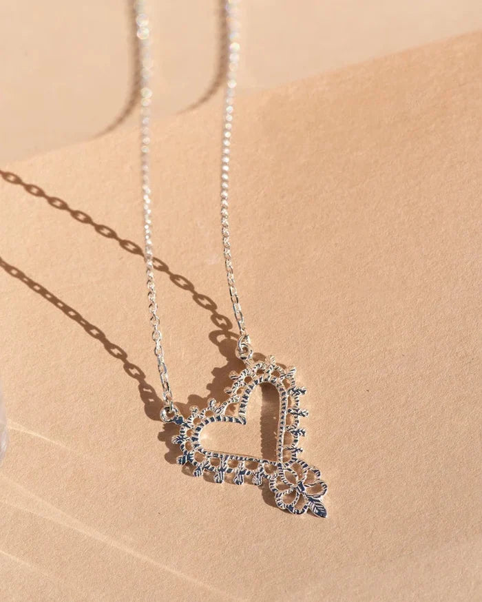 Gypsy Love Necklace | Silver